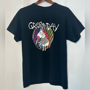 GILDAN Green Day Rainbow Unicorn Short Sleeve Tee